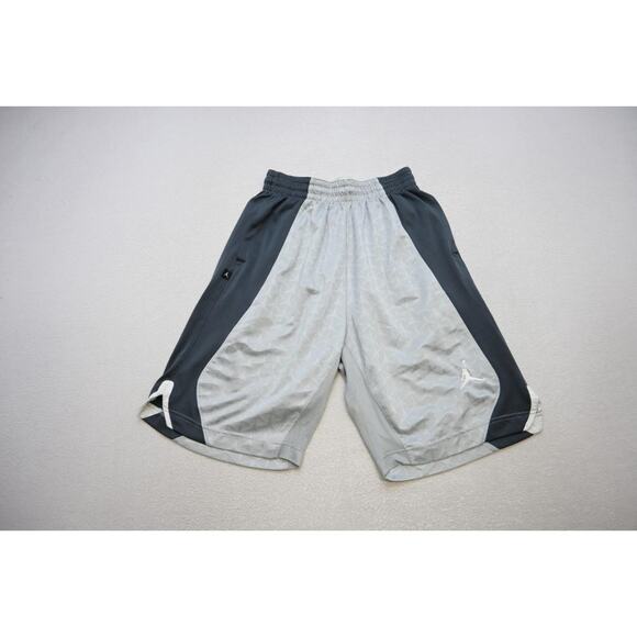 Nike Jordan Jump Man Flight Basketball Gym Shorts Athletic Gray Mens Sz Medium - Picture 1 of 7